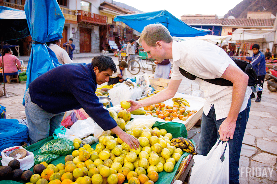 Pisac Market Info. 