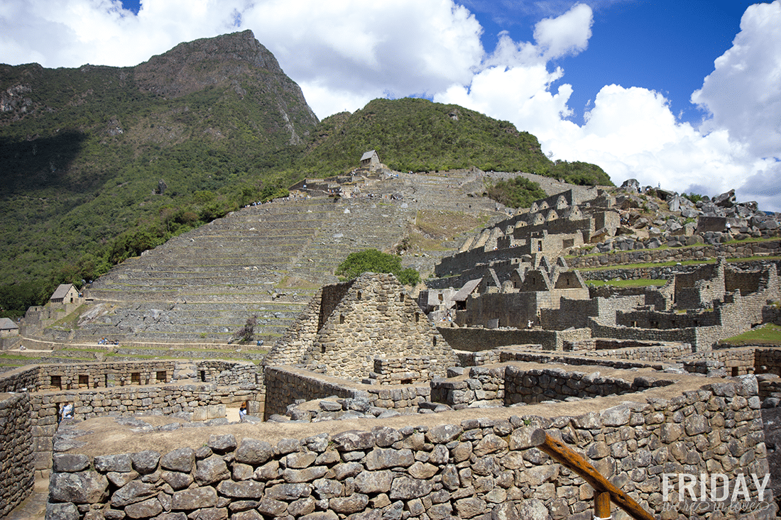 Machu Picture view from the bottom 