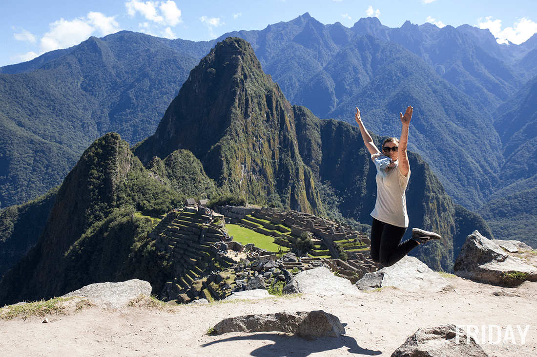 Machu Picchu Jumping Pic