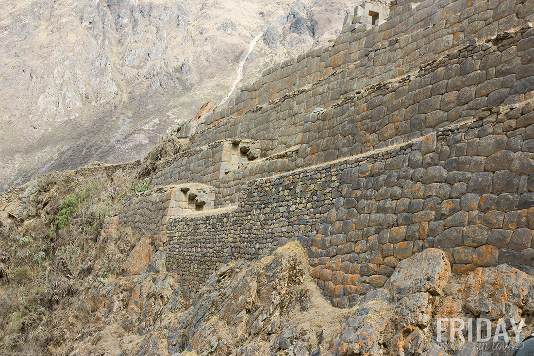 Ollantaytambo Incan Ruins. 