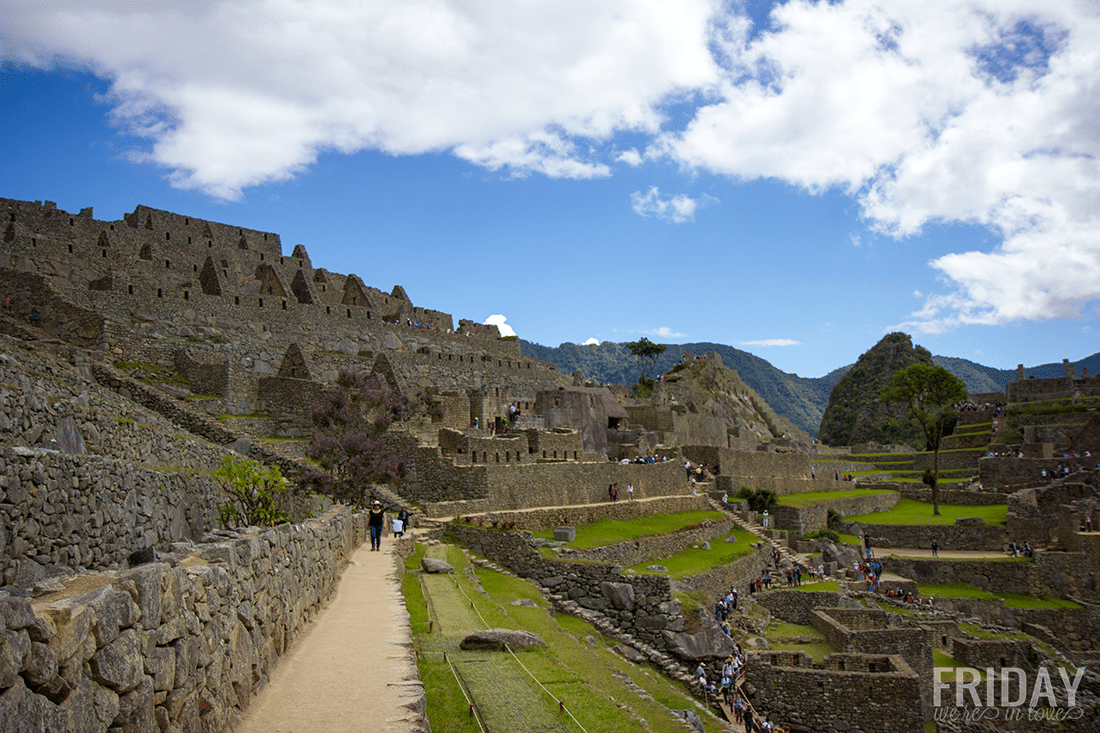 Ancient Machu Picchu Incan City 