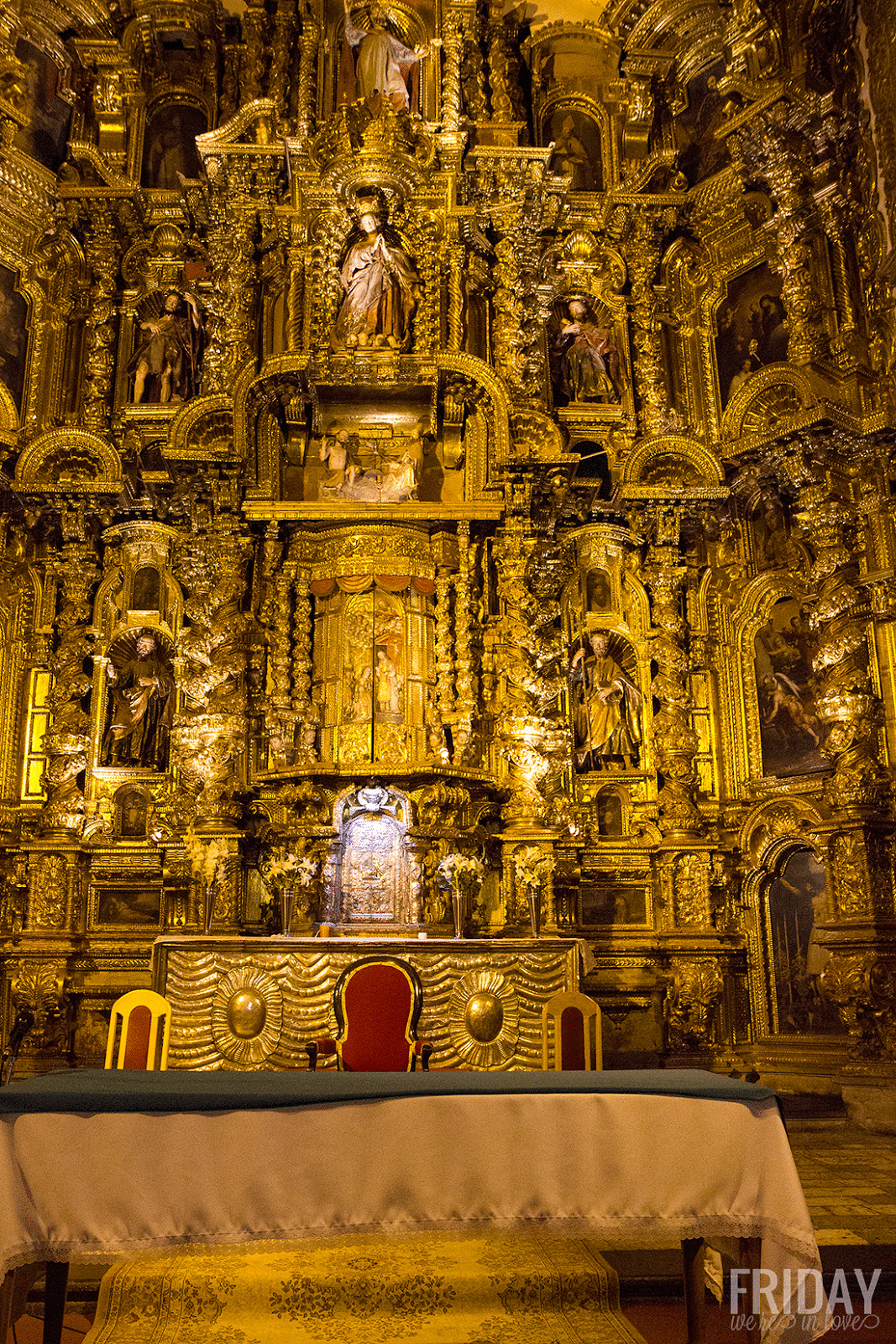 Cathedral of Santo Domingo Interior.  