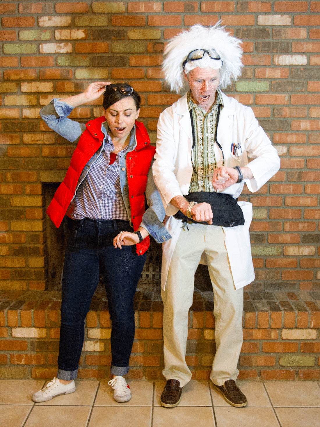 Annual Couple’s Halloween Party 2014: Marty McFly and Doc Costume