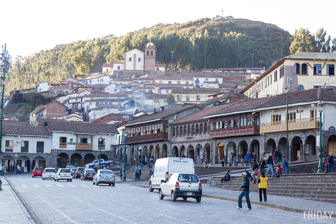 Streets of Cusco Peru. 