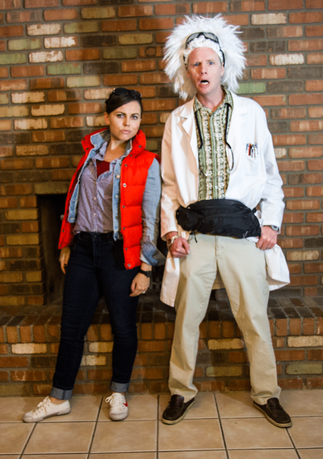 Back to the Future Costumes  Doc Brown & Marty McFly Costumes