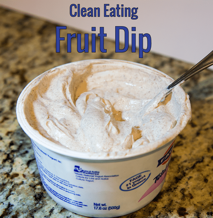 Clean eating fruit dip