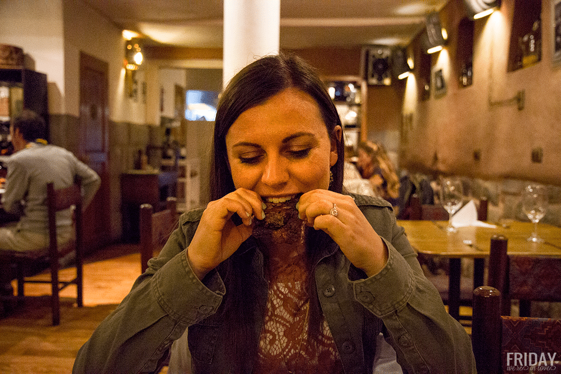 Trying Guinea Pig (Cuy) in Cusco Peru. 