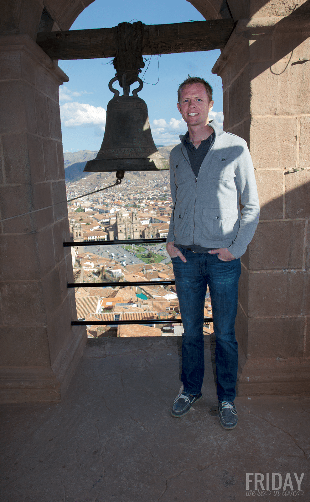 Cusco Peru Bell Tower. 