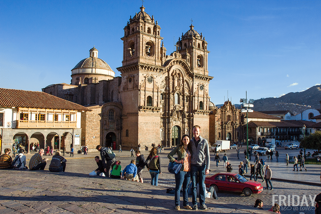 Cathedral in Cusco Peru. 