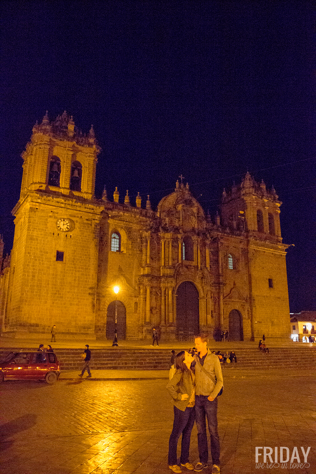 Cusco Peru at Night. 