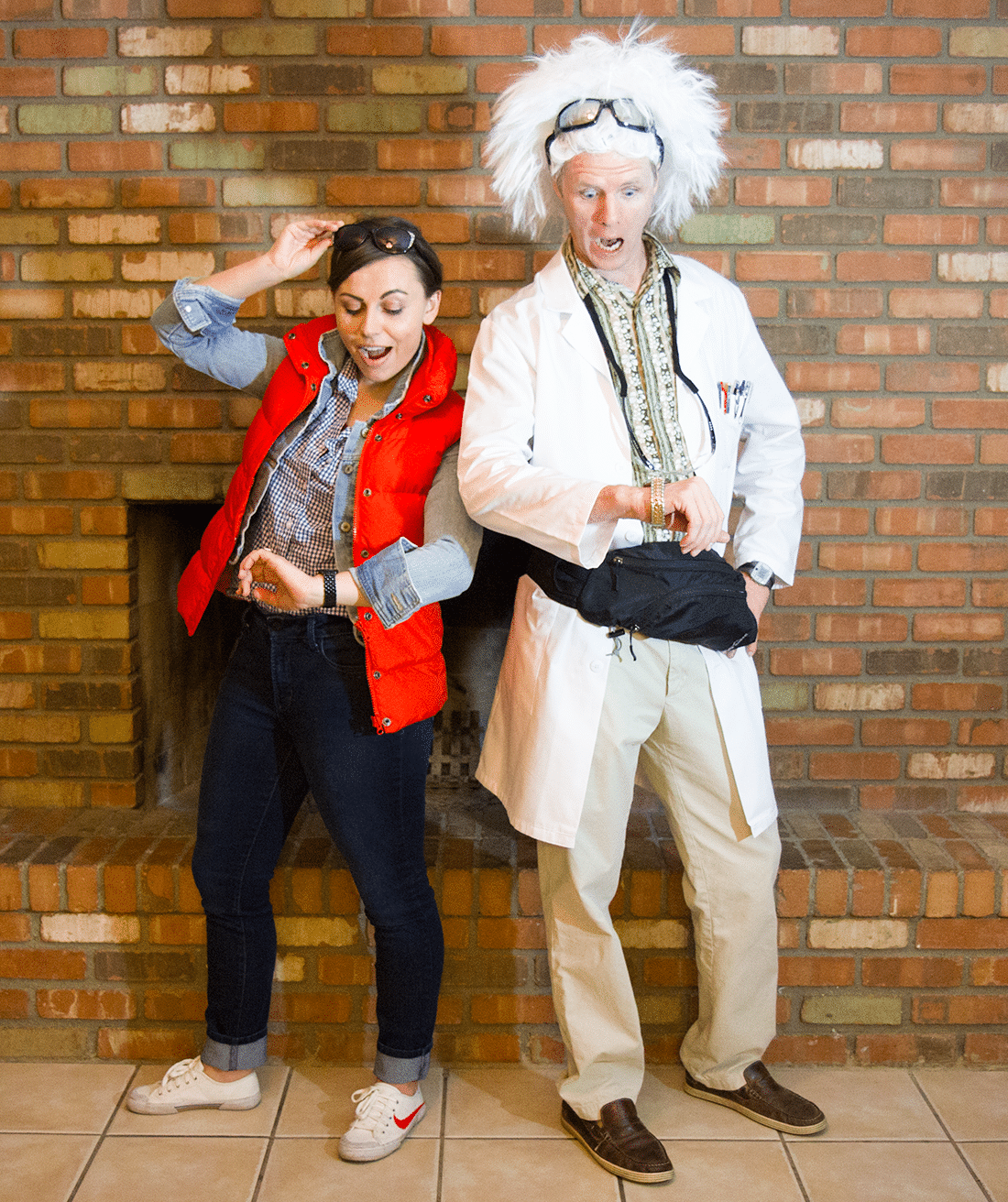 Marty McFly Costume and Doc Brown Costume