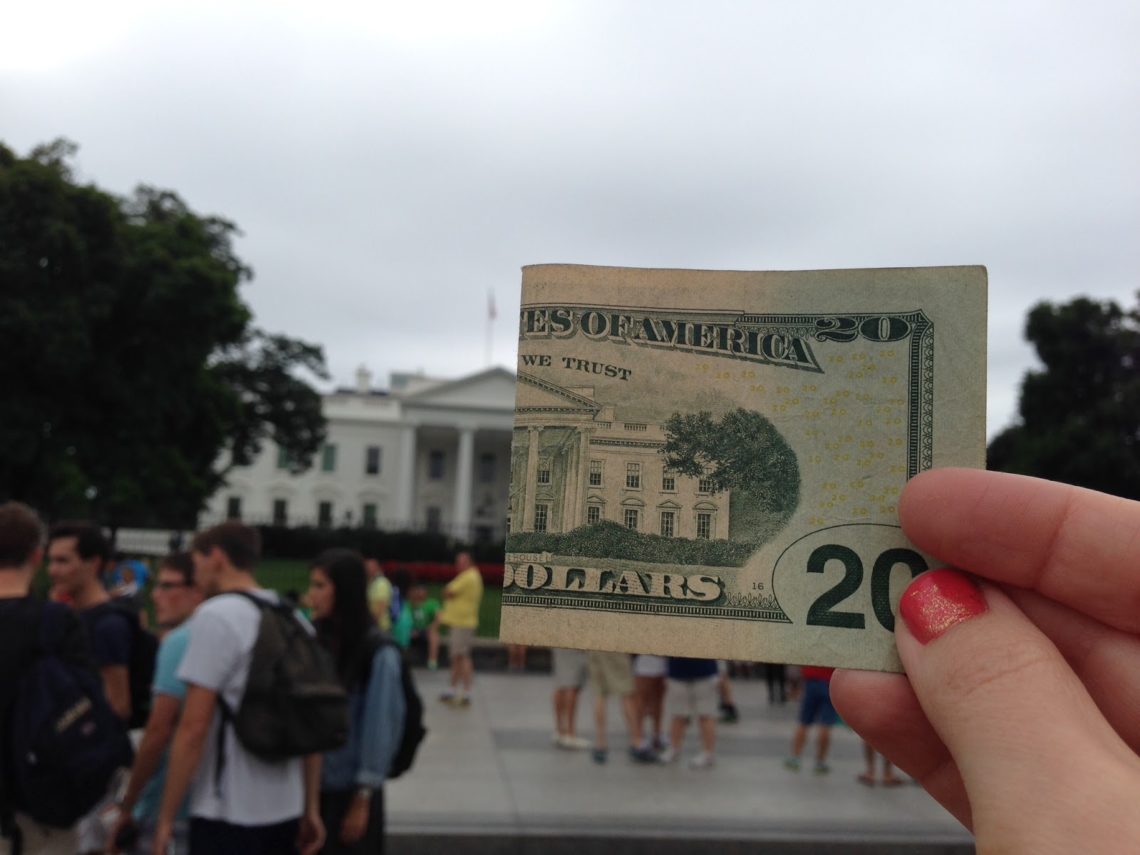 Touring the White House in Washington D.C. 