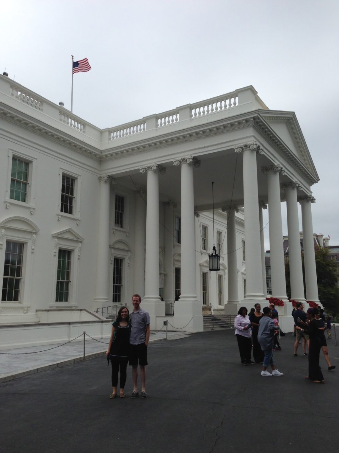 Touring the White House in Washington D.C. 