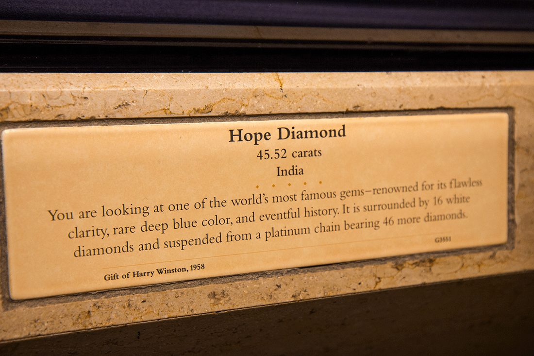 The Hope Diamond Exhibit