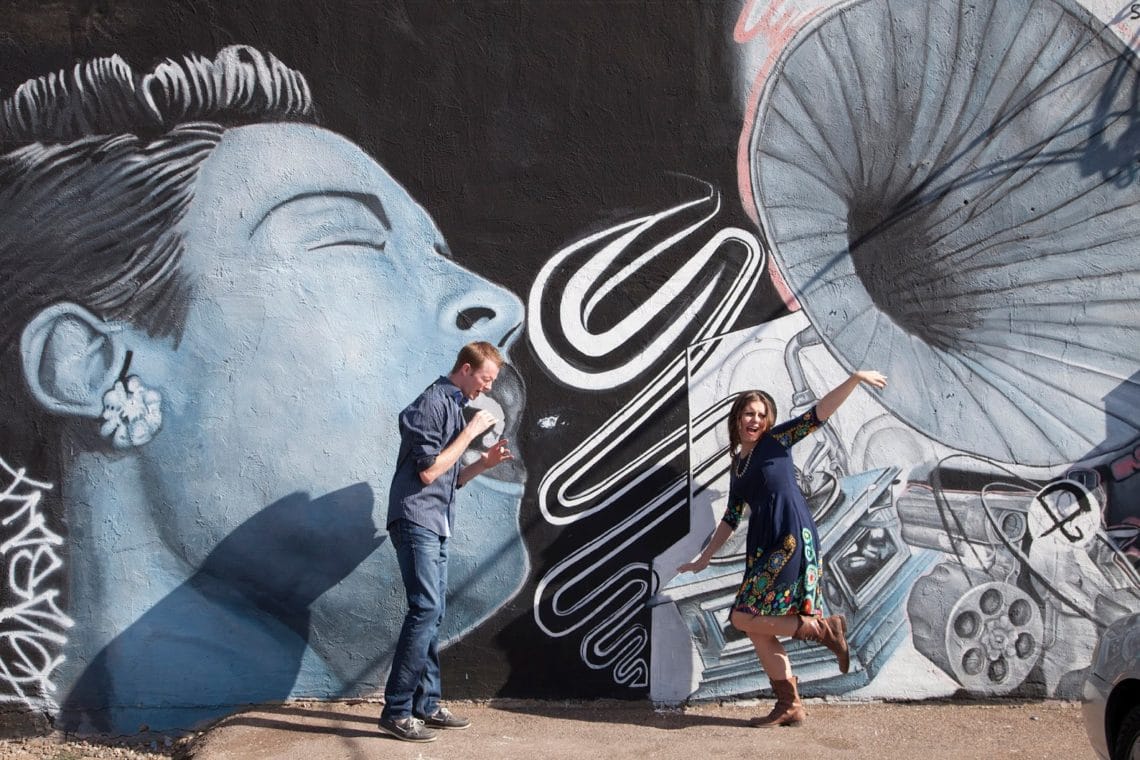 Jazz mural in Downtown Phoenix. 