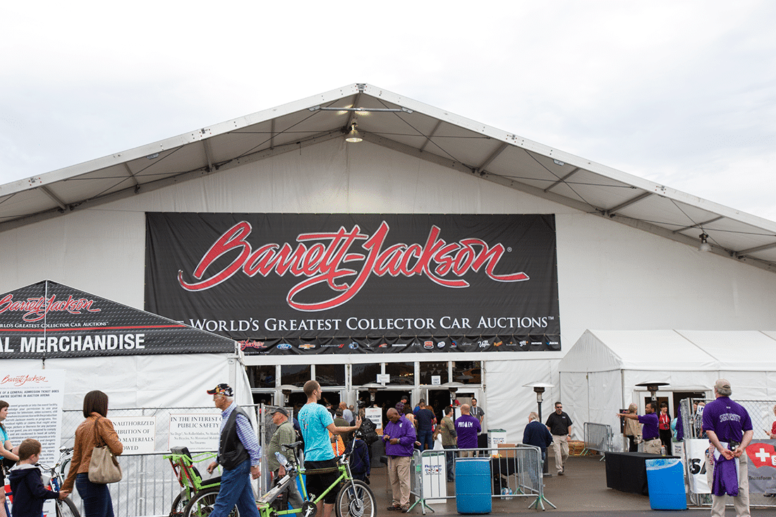 Barrett Jackson auto show enterance. 