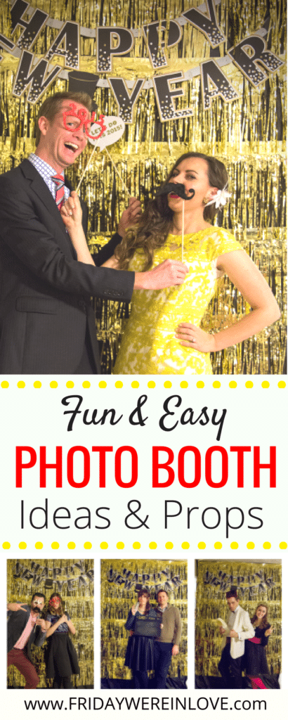 Decorating a Glamourous New Year's Eve Party on a Budget: Fun and easy photo booth ideas and props