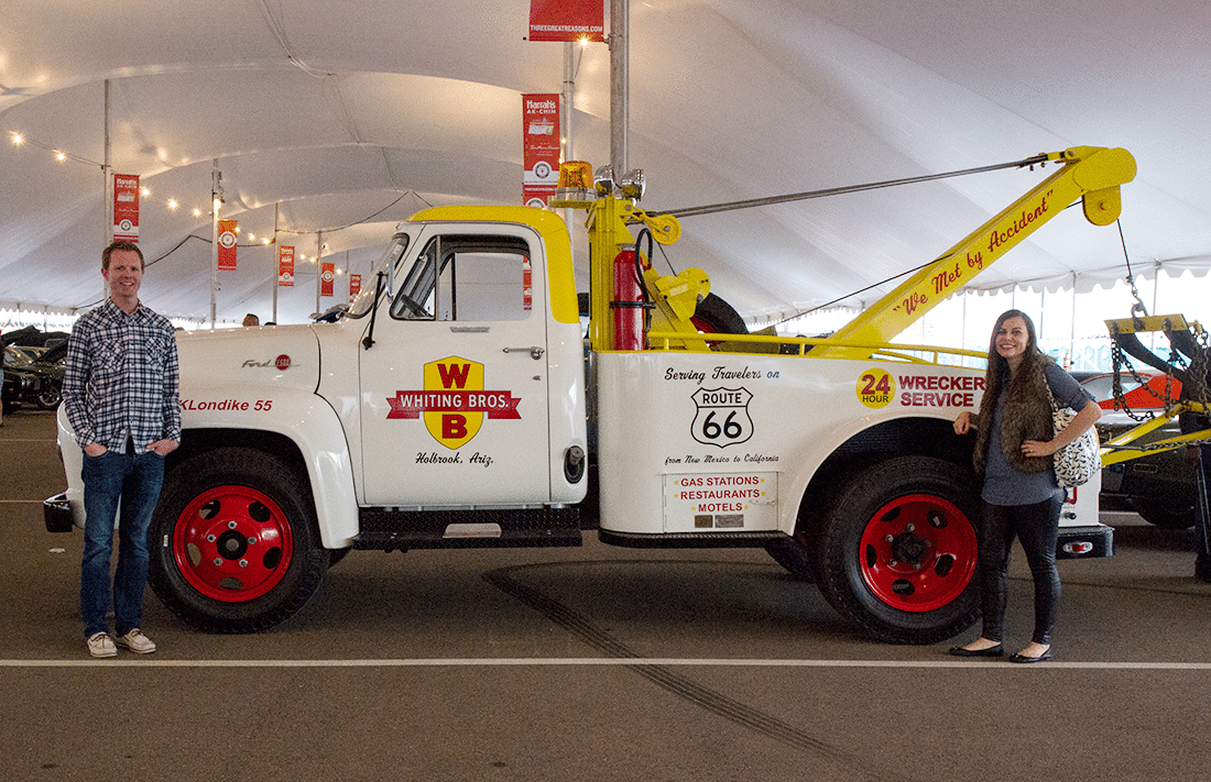 Barrett Jackson auto show vintage truck. 