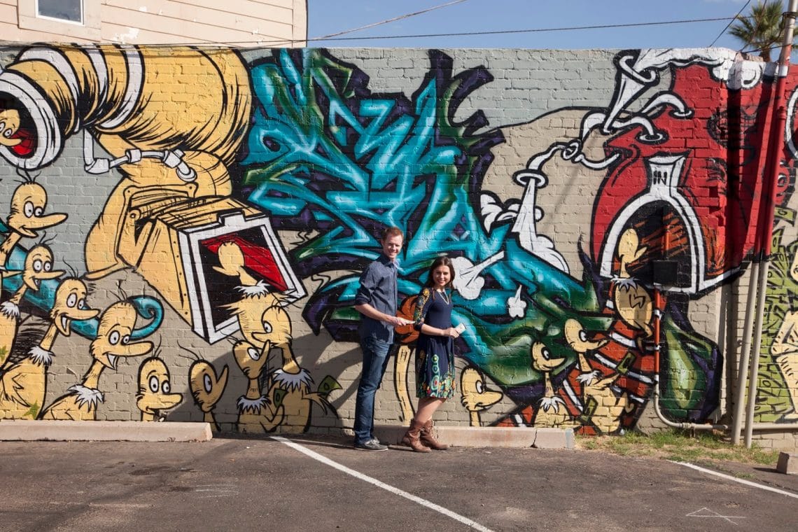 Sneeches mural in Phoenix. 