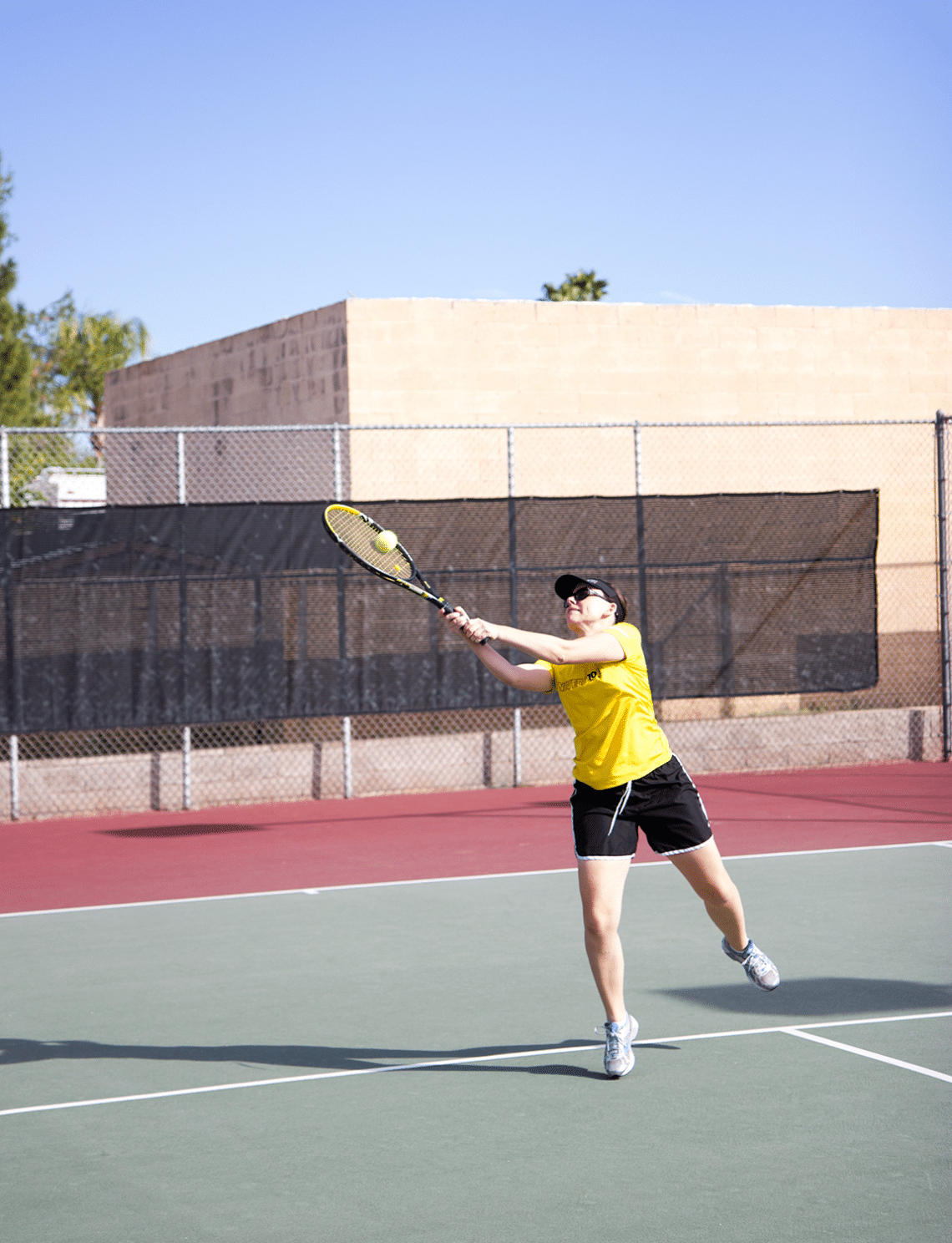 Tennis date with a girl