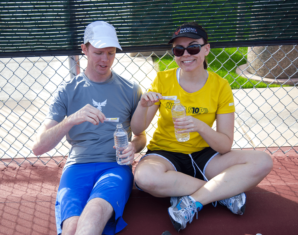 Active date idea: tennis match for couples