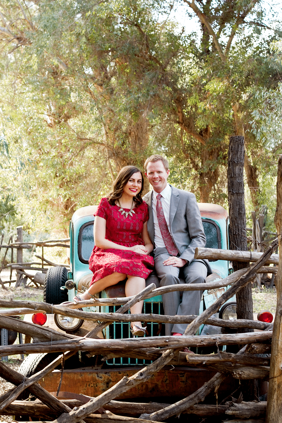 Anniversary Photo Shoot at Boyce Thompson Arboretum. 