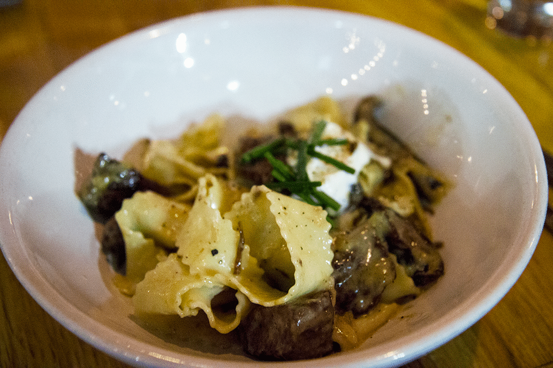 Pasta at the Copper Onion in SLC. 