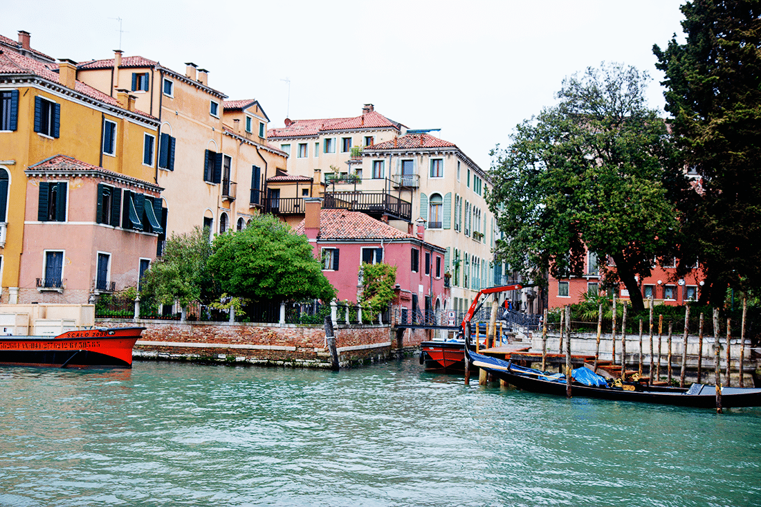 Venice, Italy city view of the canals. 