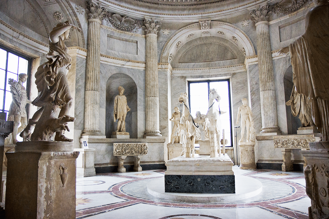 Visiting the Vatican in Rome, Italy. 