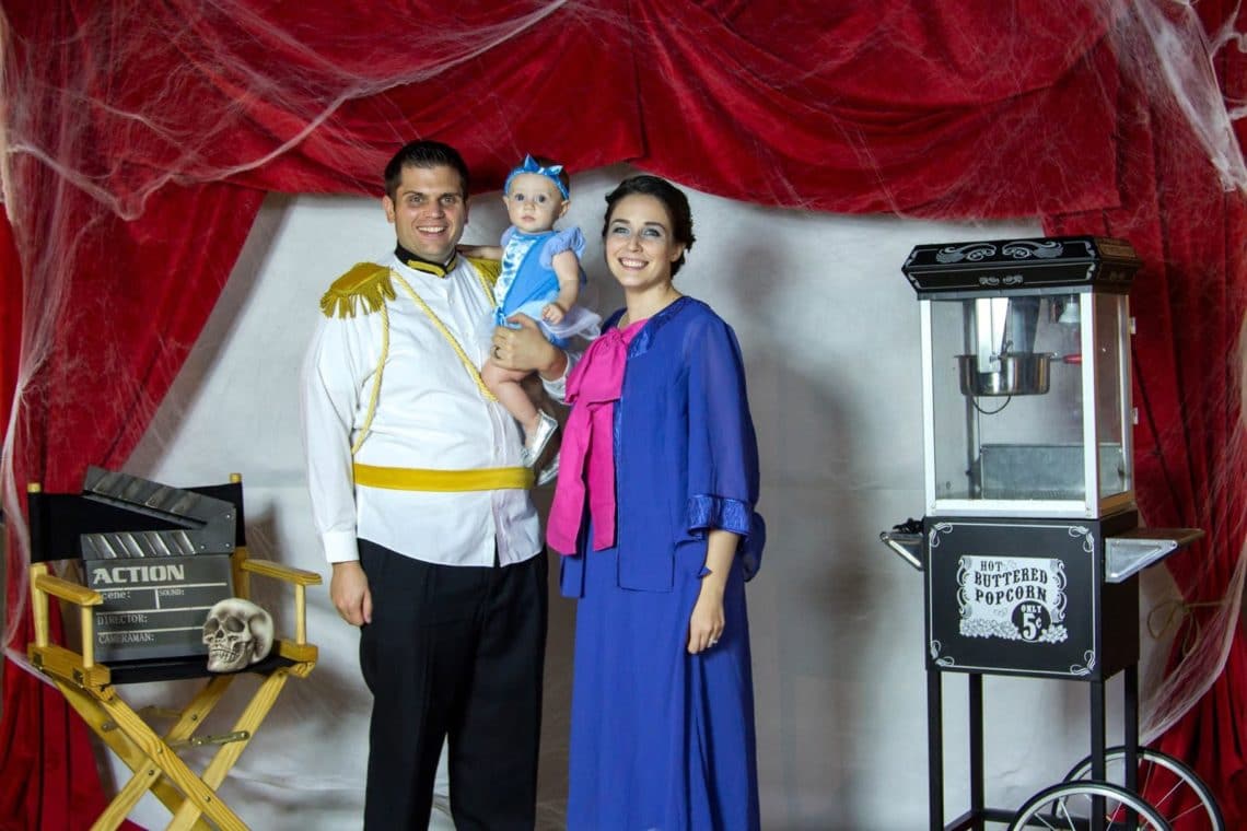 Cinderella family costume. 