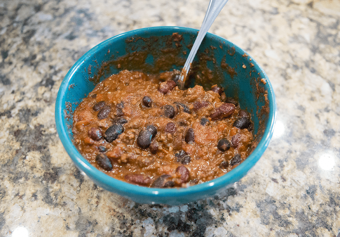 One Meal Now One Meal Later: Slow Cooker Chili