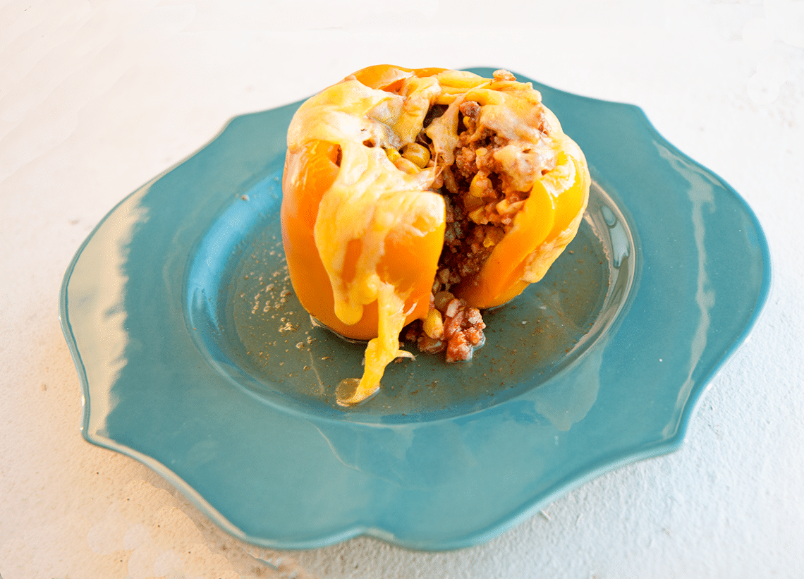 One Meal Now, One Meal Later: Stuffed Bell Peppers