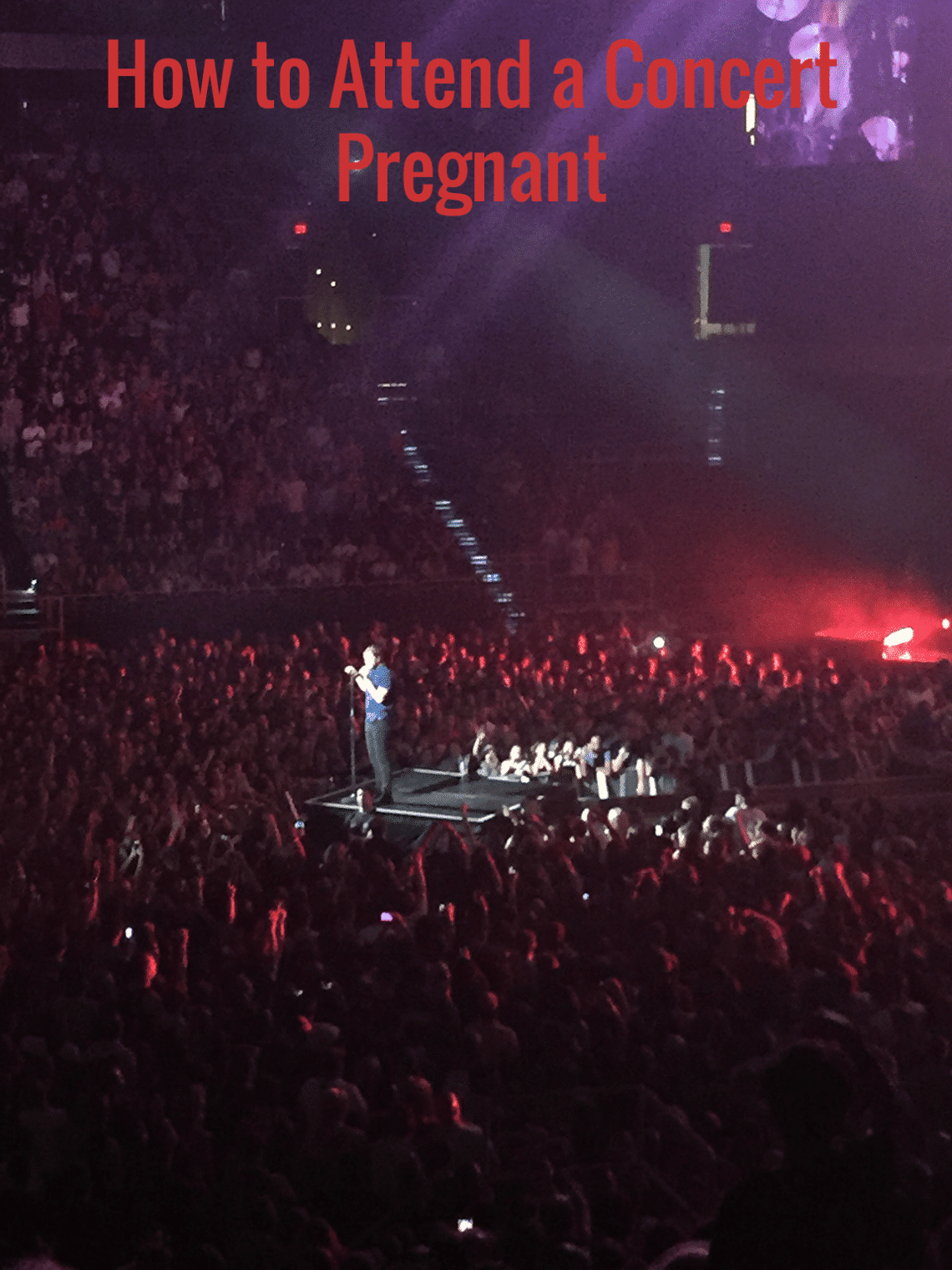 How to attend a concert pregnant