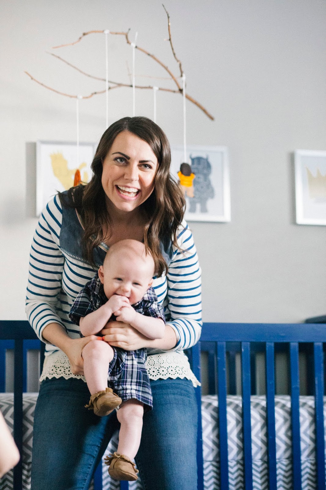 Mom leaving corporate job to be home with her baby. 