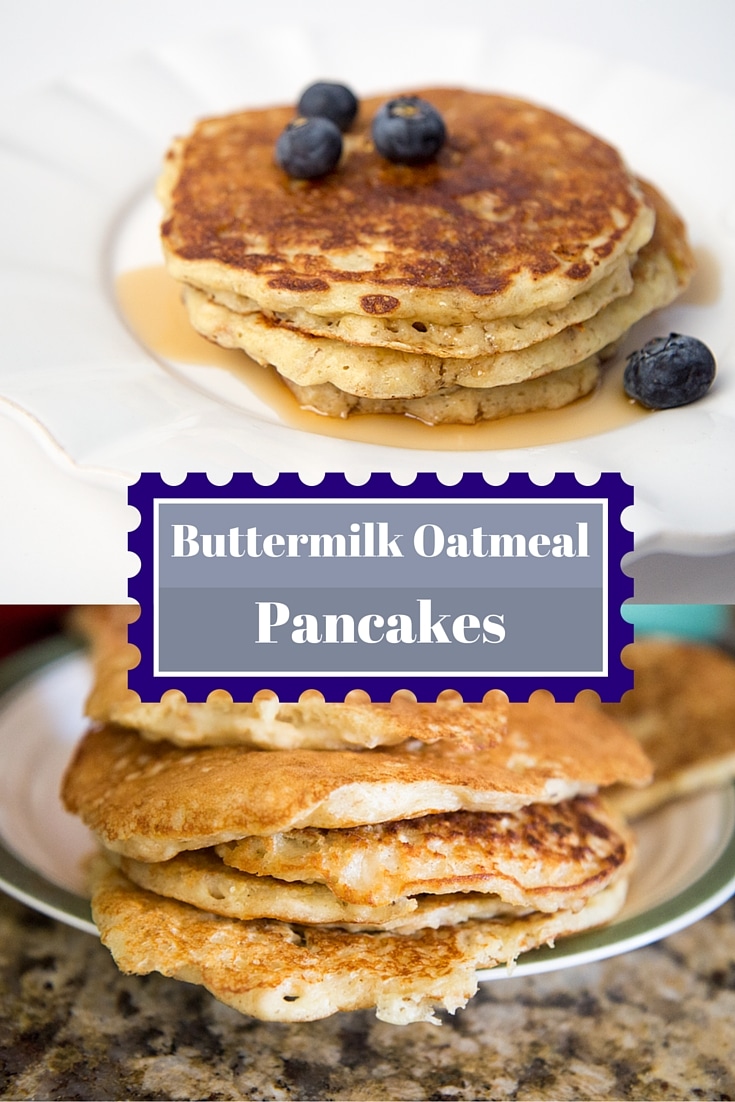 Buttermilk Oatmeal Pancake Recipe