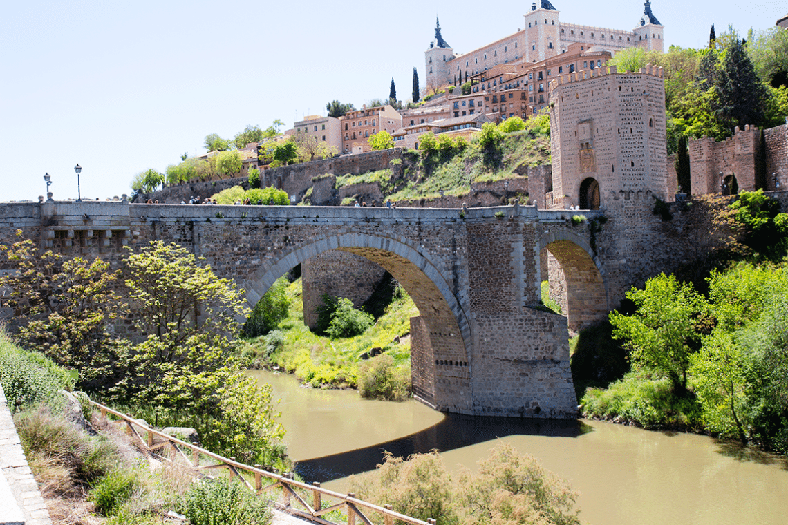 A bridge in Toledo Spain. 