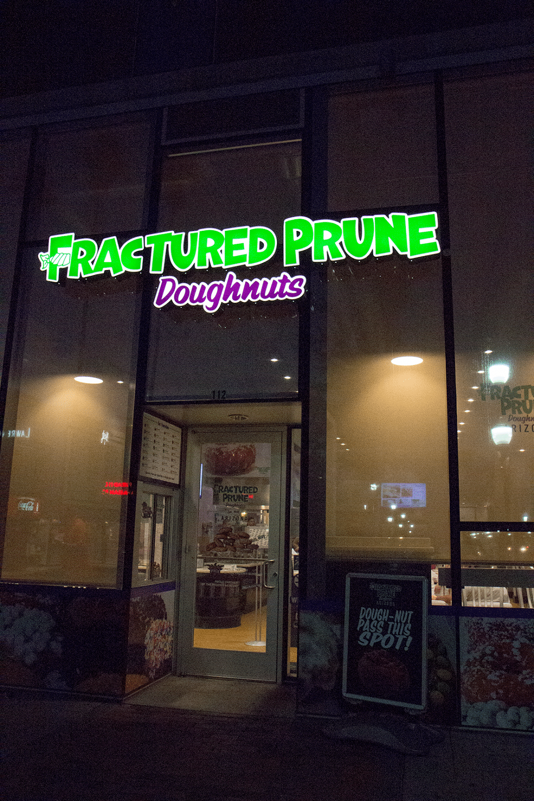 Fractured Prune Doughnuts store. 