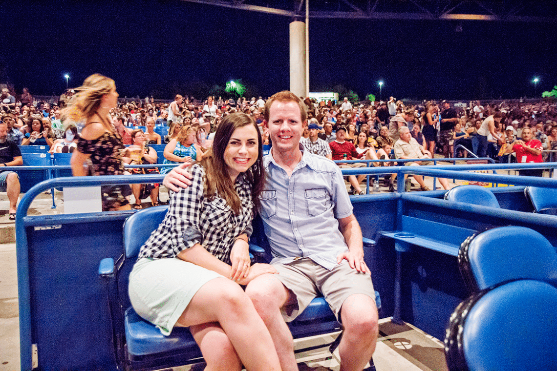 Country concert date night. 