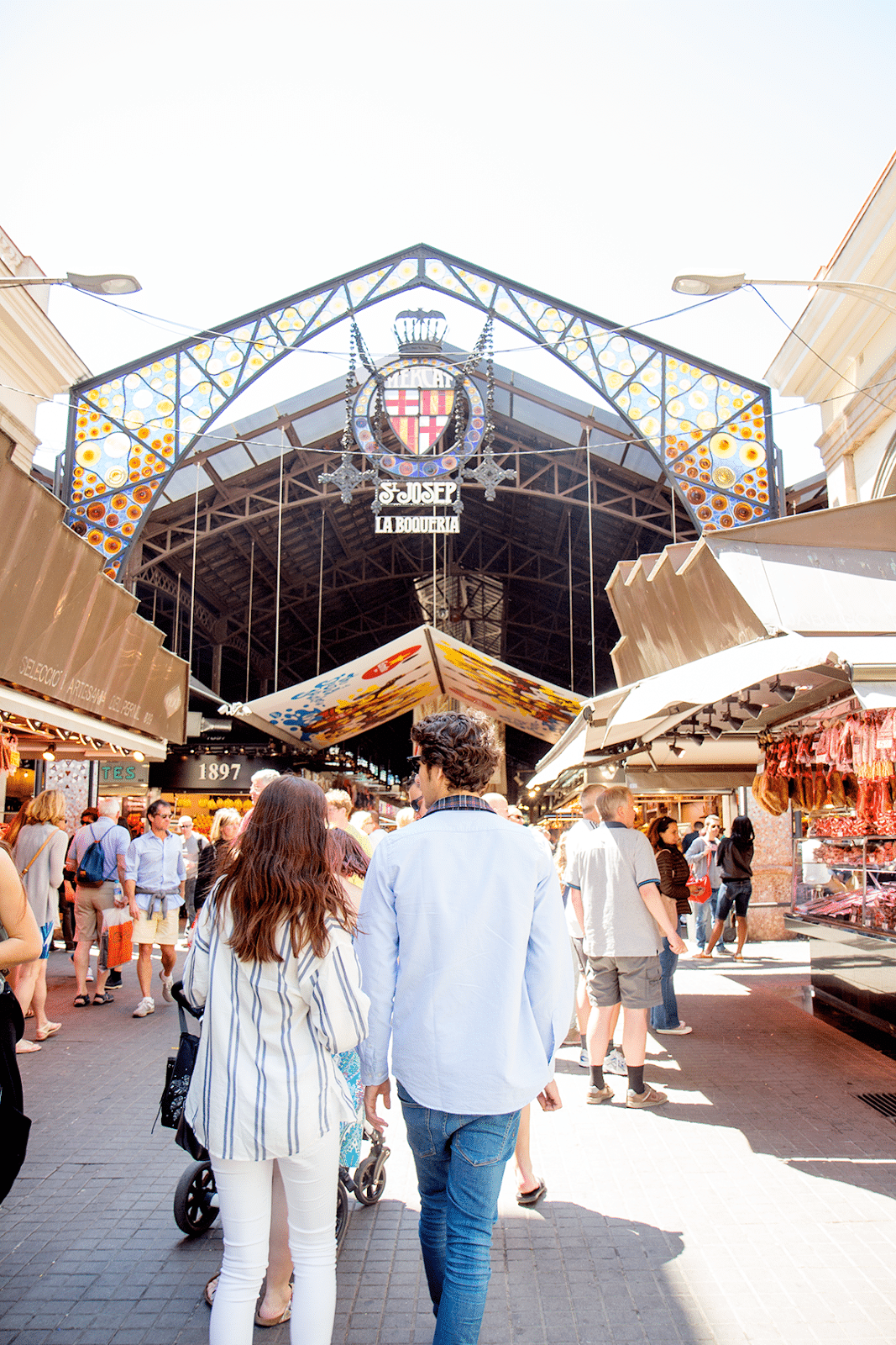 Las Ramblas market. 