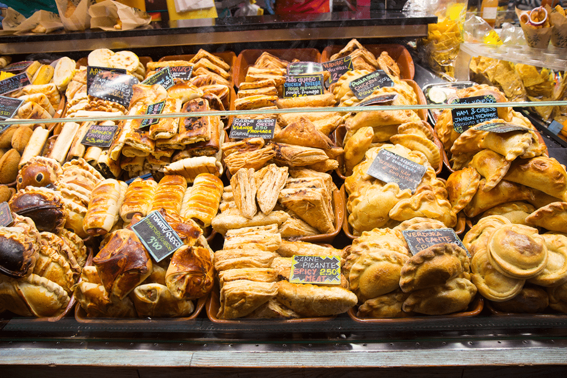 Barcelona street food. 