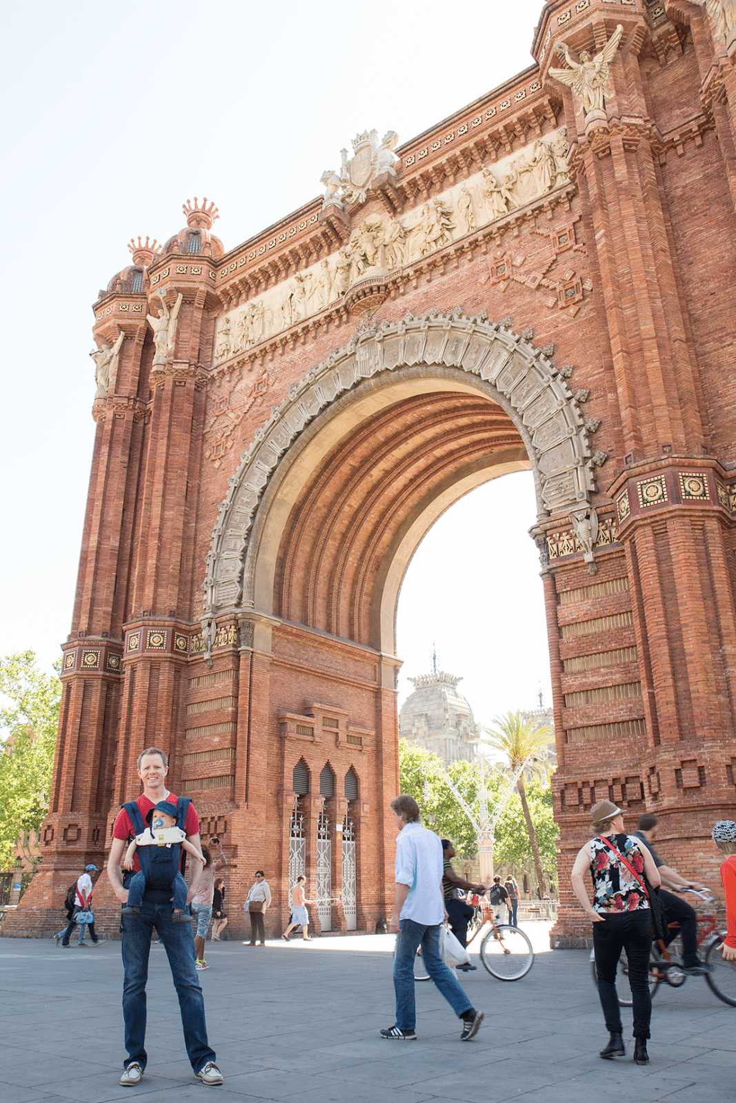 Walking tour of La Rambla in Barcelona. 