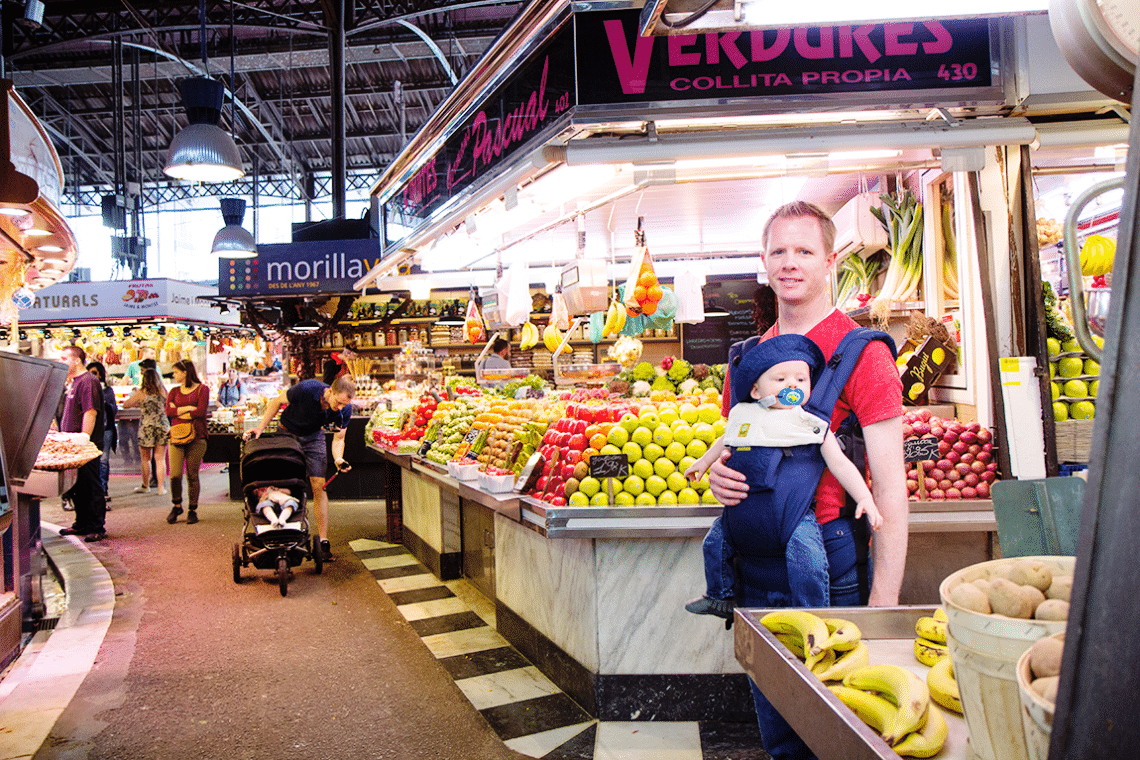 Walking tour of La Rambla market. 