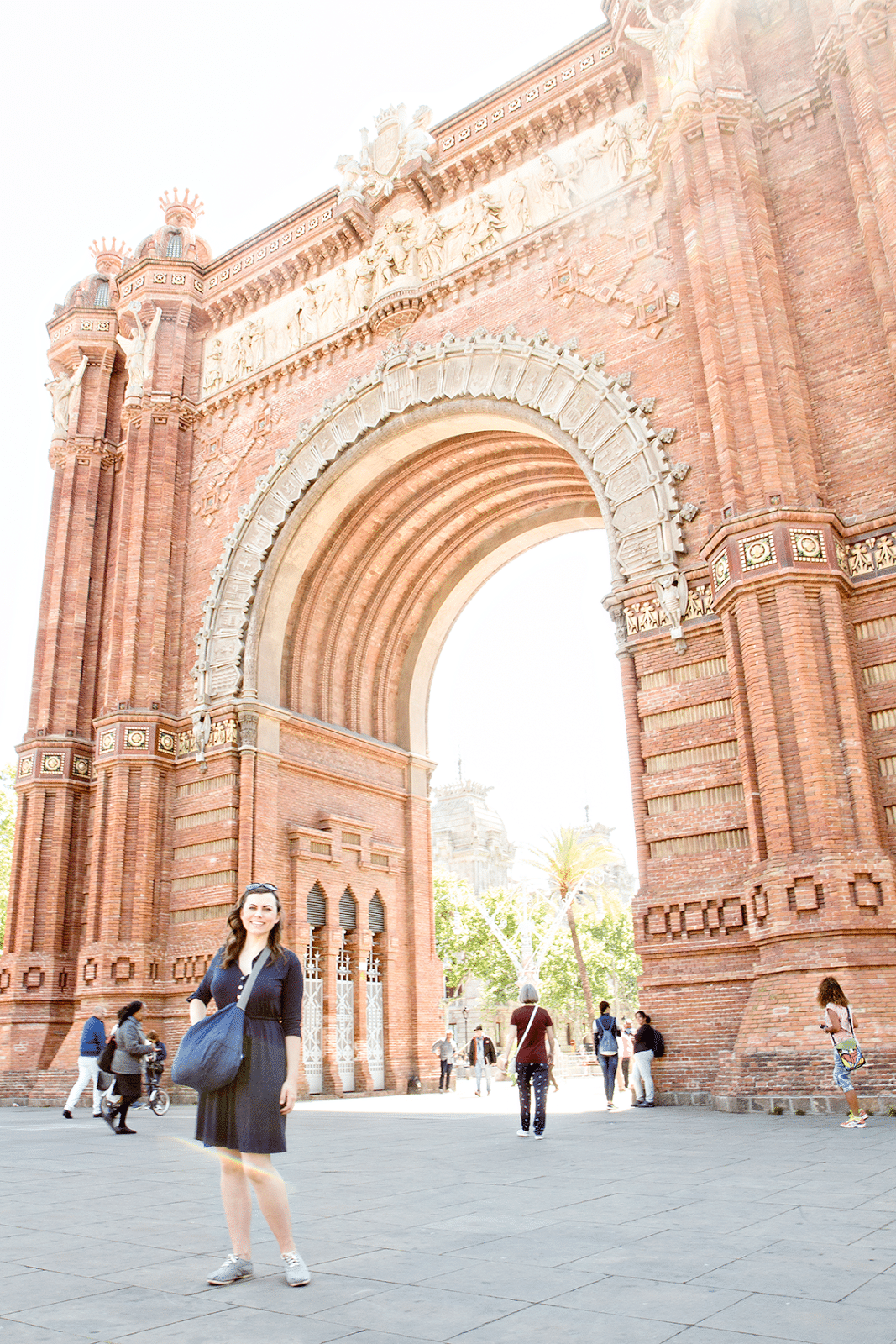 Walking tour of La Rambla in Barcelona. 