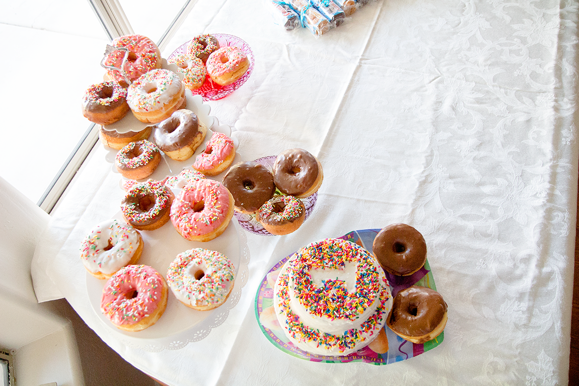 Donut first birthday