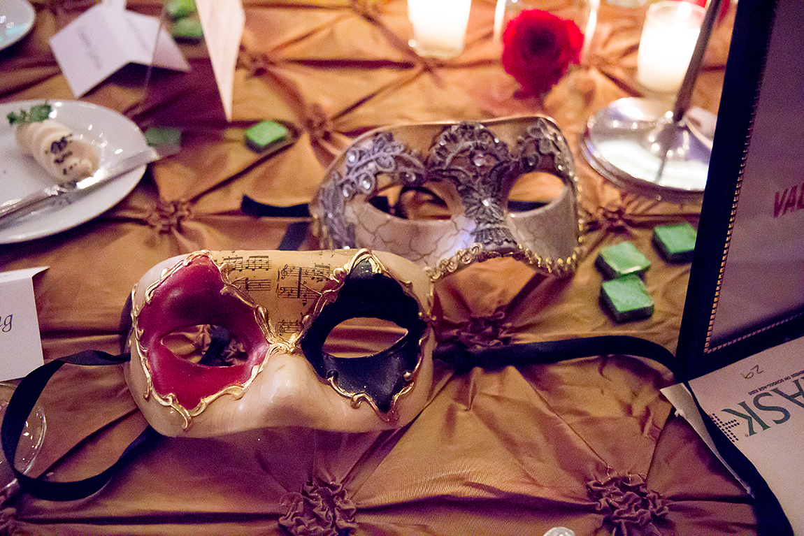 Masquerade ball date night. 