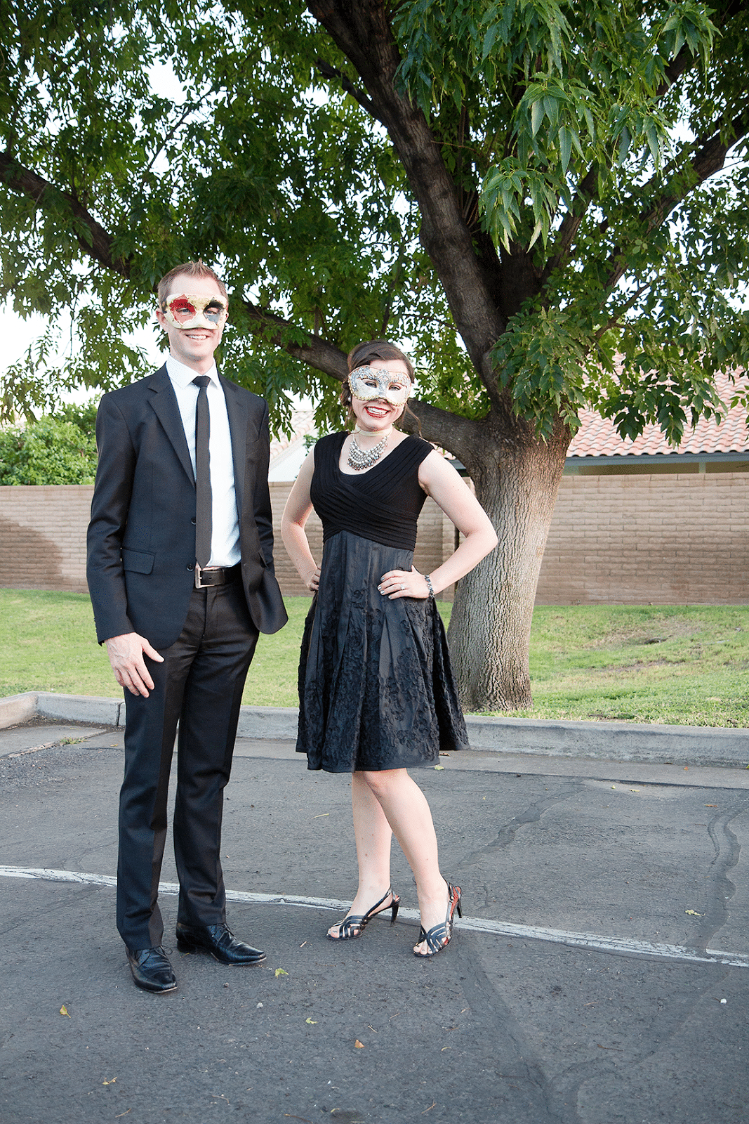 Masquerade ball date night. 