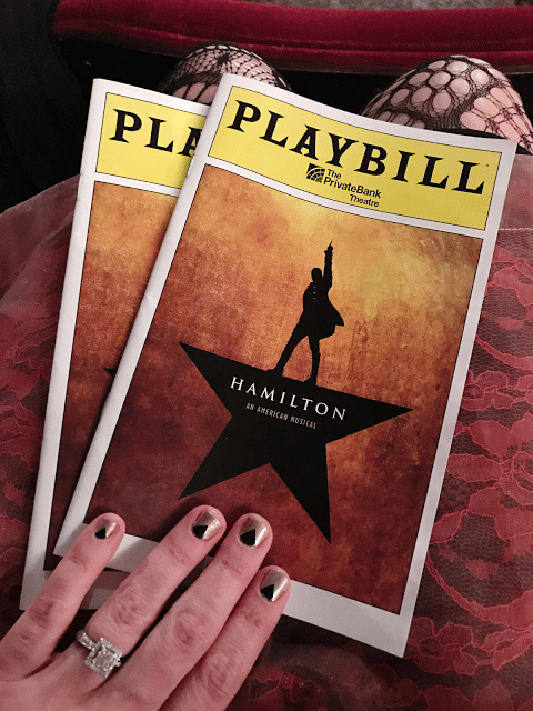 Hamilton Chicago playbill. 