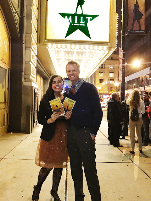 Seeing Hamilton in Chicago. 