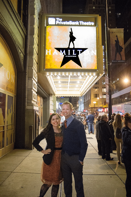 Hamilton musical date night. 