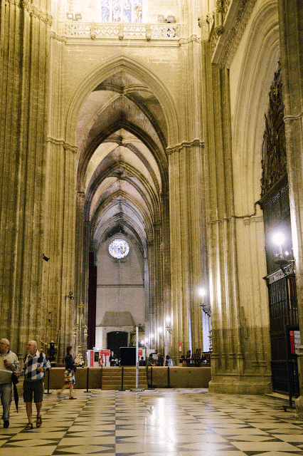 Seville Spain Cathedral tour. 